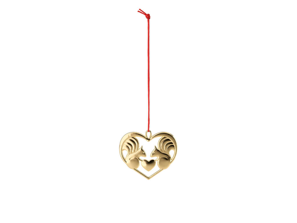 Rosendahl – Jólaórói Lítill Íkorni Gold-Plated