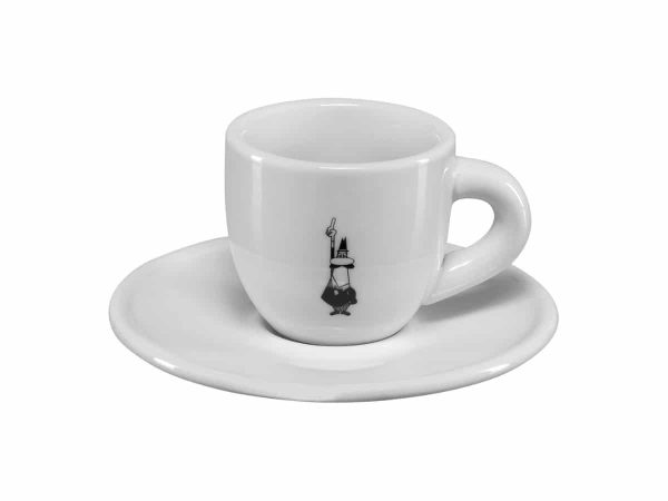 Cappuchino bolli frá Bialetti úr hvítu postulíni.