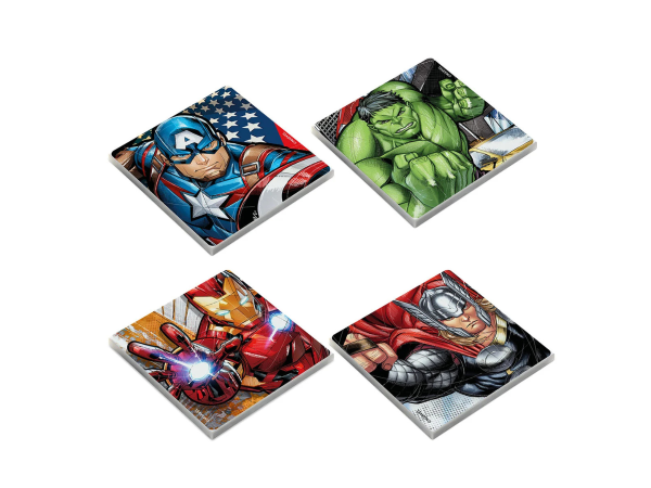 Marvel – Glasamottur Marvel 4stk