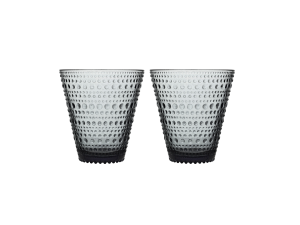 Iittala – Kastehelmi Glas 30cl 2stk Grey