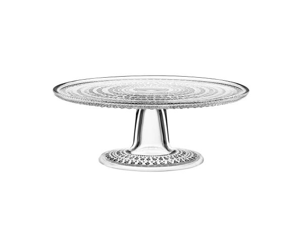 Iittala – Kastehelmi Tertudiskur á Fæti 24cm Clear