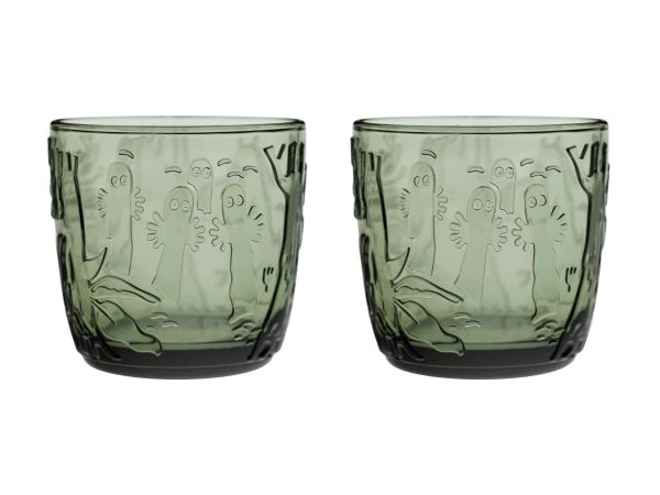 Moomin – Mystic Forest Vatnsglös 2.stk Pine Green