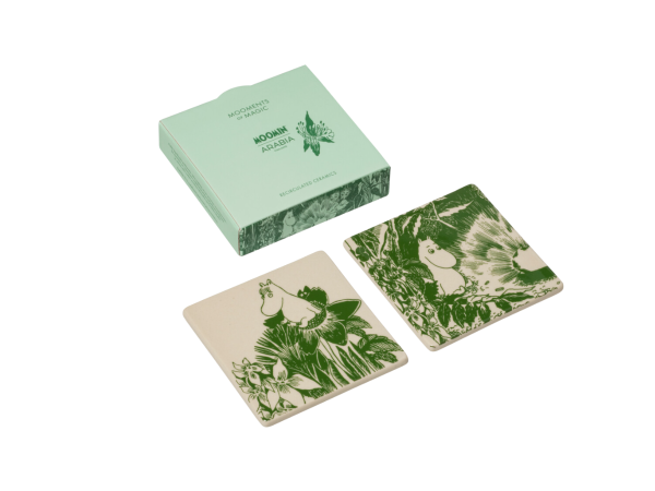 Moomin – Glasamottur 2stk Forest Green