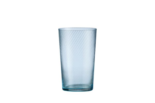 Aida RAW – Vatnsglas Unique Swirl 45cl Light Blue