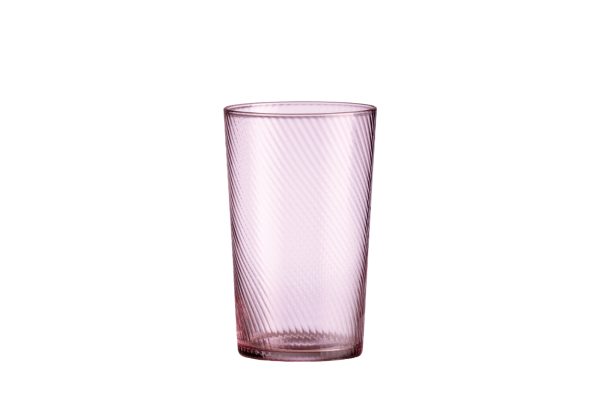 Aida RAW – Vatnsglas Unique Swirl 45cl Pink