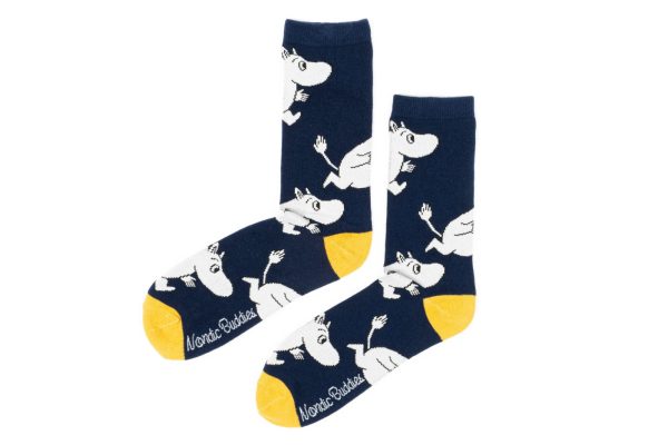 Múmínsokkar 40-45 Múmínsnáði Navy/Yellow