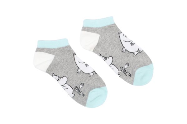 Ökklasokkar 36-42 Múmínsnáði Grey