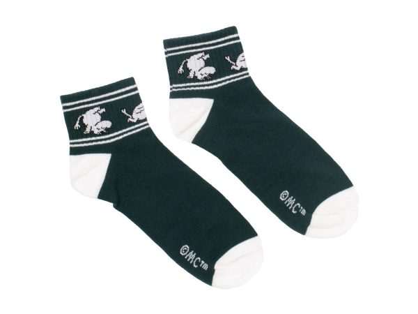 Ökklasokkar 40-45 Múmínsnáði Retro Green
