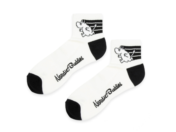 Ökklasokkar 40-45 Moomin Active White/Black
