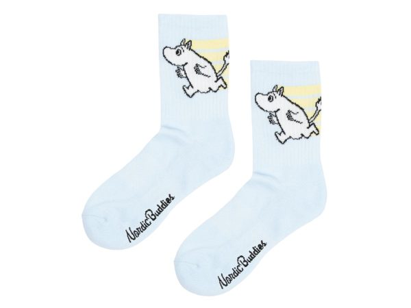 Múmínsokkar 40-45 Retro Troll Lightblue