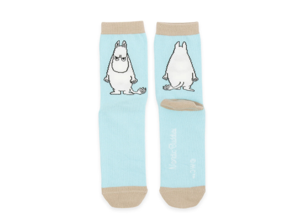 Múmínsokkar 36-42 Moomin Grumpy Turkís/L.Brown