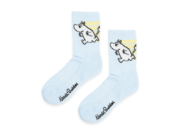 Múmínsokkar 36-42 Moomin Active L.Blue/L.Yellow