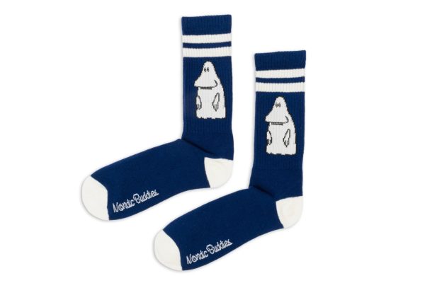 Múmínsokkar 40-45 Retro Morrinn Blue/White