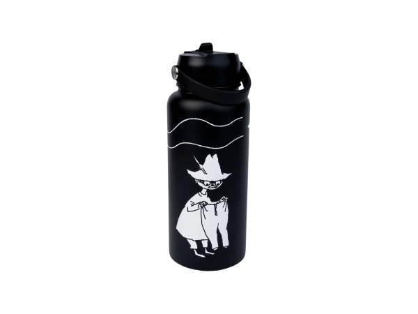 Moomin – Vatnsbrúsi m/Röri Stál Snufkin Black