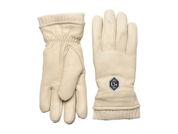 Kari Traa – Himle Leðurhanskar Off White