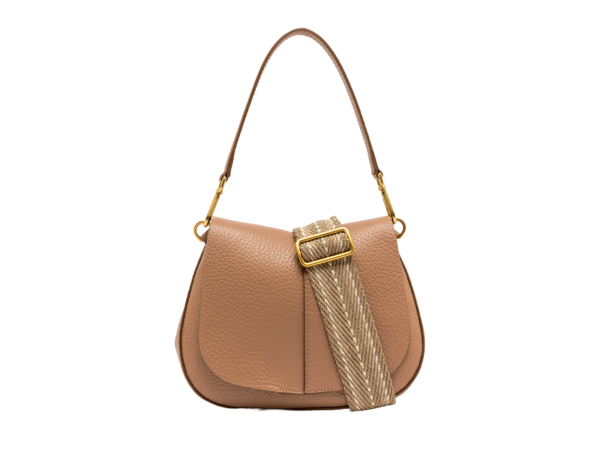 Gianni Chiarini – HELENA ROUND Leðurtaska Miðstærð Clay