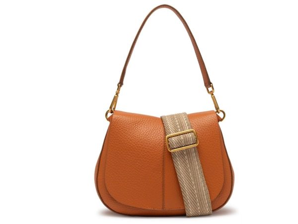 Gianni Chiarini – HELENA ROUND TLK-Leðurtaska Miðstærð Spice