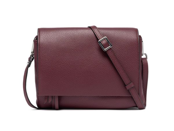 Gianni Chiarini – THREE Leðurtaska Stór ’25 Wineberry