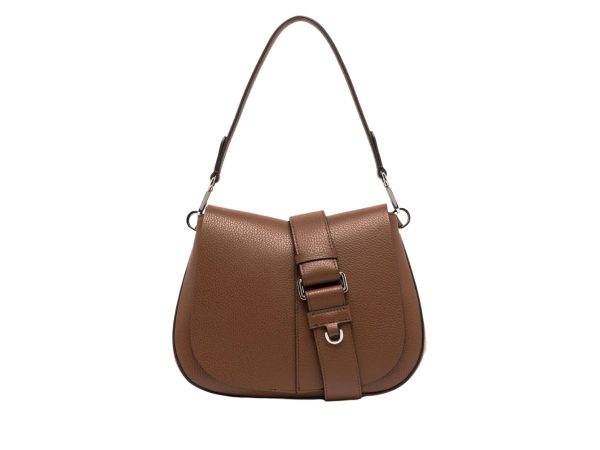 Gianni Chiarini – HELENA ROUND Leðurtaska Miðstærð Noce FW26