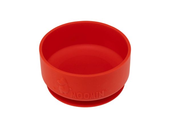Moomin – Barnaskál Sílikon Berry Red